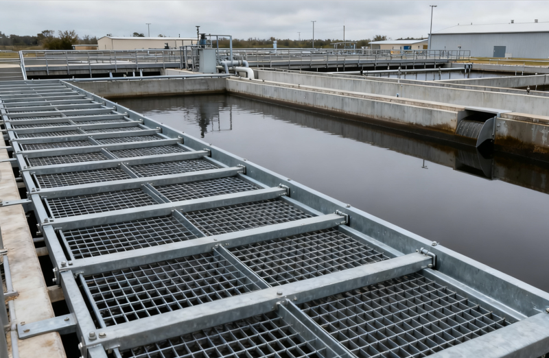 污水处理厂钢格栅
