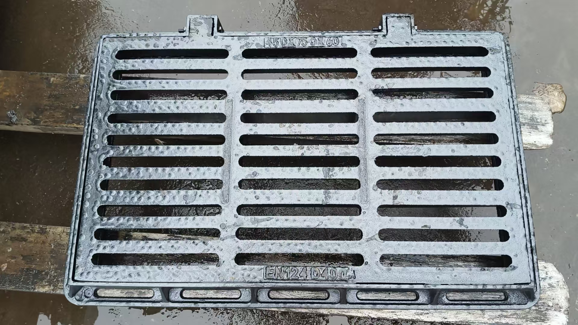 450×750 D400 方形套蓖井盖 市政排水专用重型防滑雨水篦子